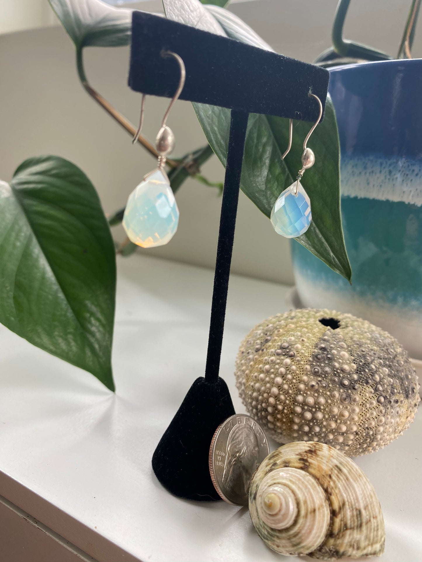 Beautiful Opalite drop earrings SU23-EG0004